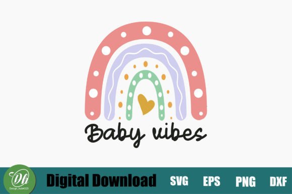 Baby Vibes Retro SVG Design Review