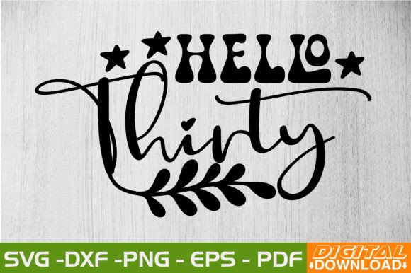 Hello Thirty Retro SVG Review