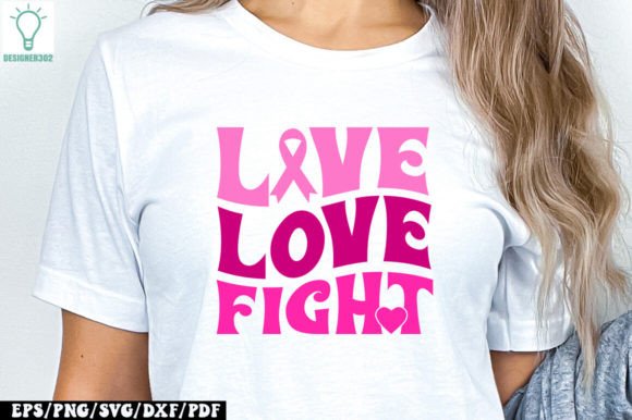 Live Love Fight Retro SVG