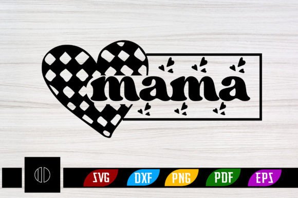 Mama Heart Retro Svg Design Review