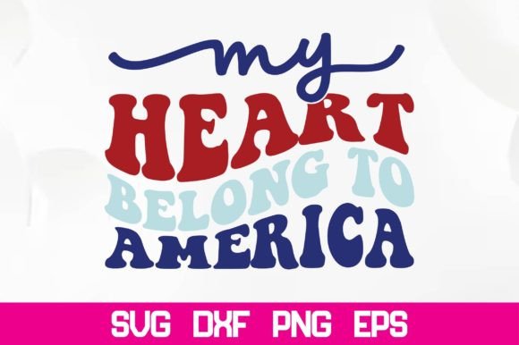 My Heart Belong to America Retro SVG Review