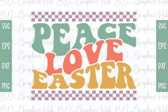 Peace Love Easter Retro SVG Review