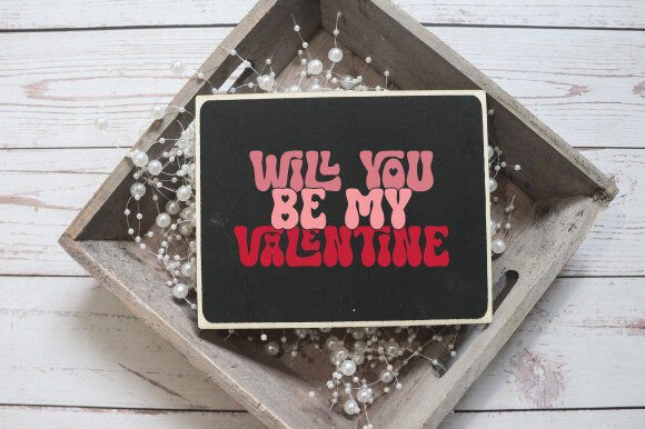 Will You Be My Valentine Retro Svg Desig Review
