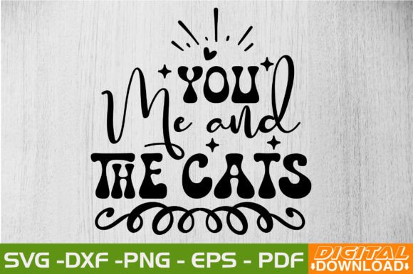 You Me and the Cats Retro Svg Review